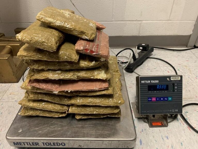 Border mule carrying $820k in meth in '74 chevy cheyenne into u. S. Caught - photo licensed by shore news network.