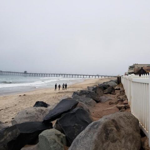 Six illegal immigrants charged after trying to swim around u. S. Border wall - photo licensed by shore news network.