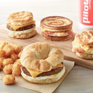 Pilot j launches new breakfast sandwiches across america