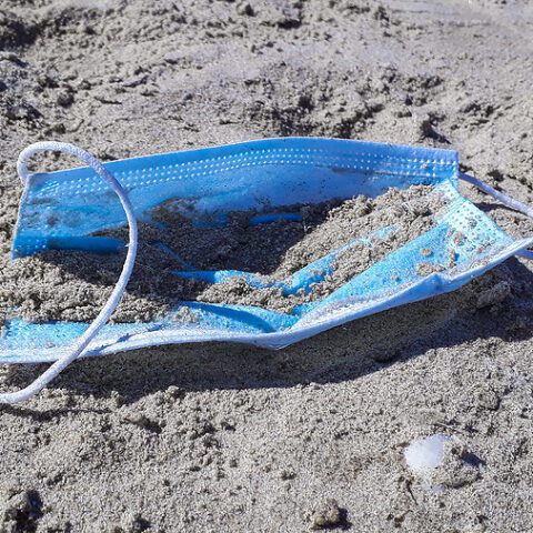 Facemasks washing up on jersey shore beaches, commissoner says - photo licensed by shore news network.