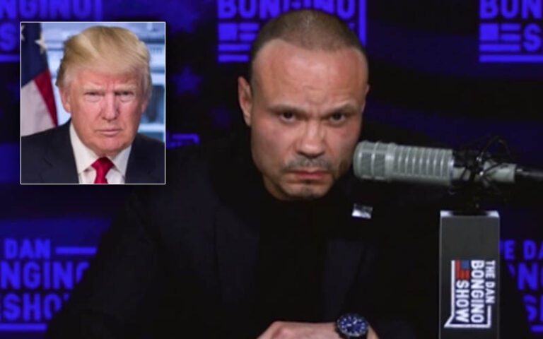 Youtube deleted dan bongino interview with donald trump. Here it is - photo licensed by shore news network.