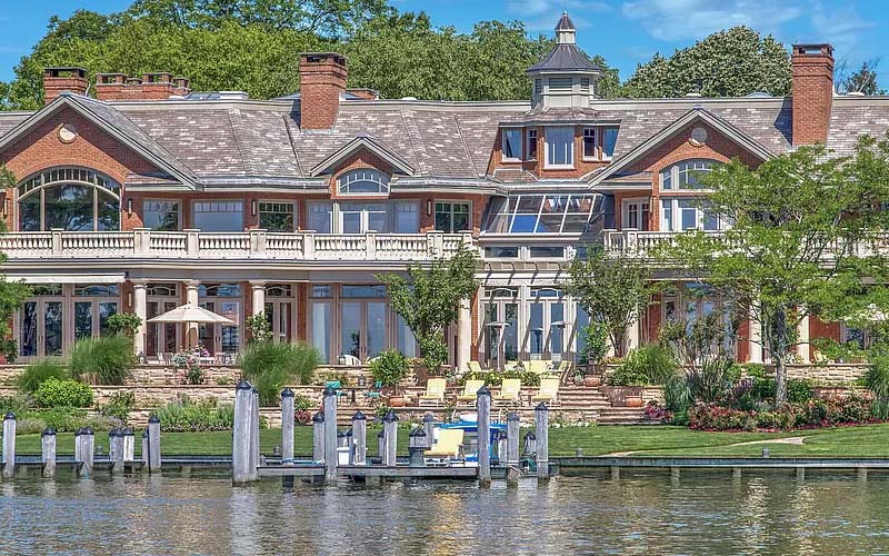 If you had $9,000,000, you can purchase this Brielle waterfront mansion too