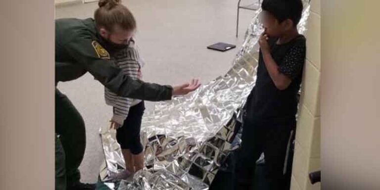 Border agents rescue two more children abandoned by the cartel in the desert - photo licensed by shore news network.