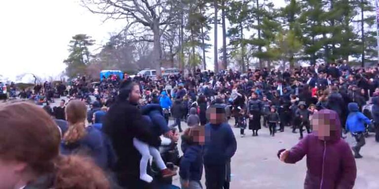 Thousands attend lakewood shomrim event in violation of executive orders limiting outdoor gatherings - photo licensed by shore news network.