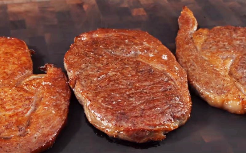 Chef dry ages three most expensive steaks then he boils them in water...why?