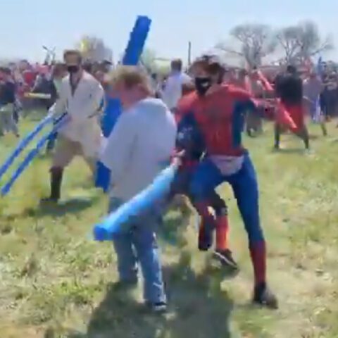 National josh fight ends with 4-year-old "little josh" taking home the trophy - photo licensed by shore news network.