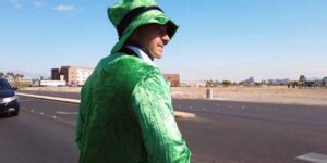 Police find pot of gold with leprechaun in undercover pedestrian safety detail