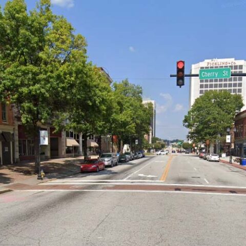 Man found dead, shot in the head in downtown macon - photo licensed by shore news network.