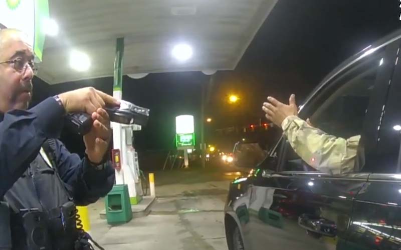 Cop who pepper-sprayed black U.S. Army officer preparing for deployment fired