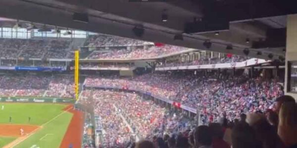 Life back to normal in Texas as Rangers play to sold-out crowd