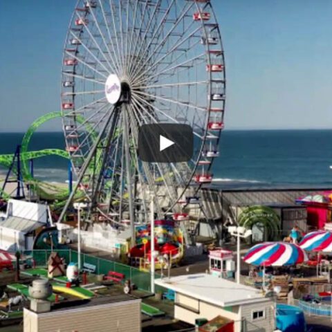 Here's some amazing drone footage of toms river and seaside heights - photo licensed by shore news network.