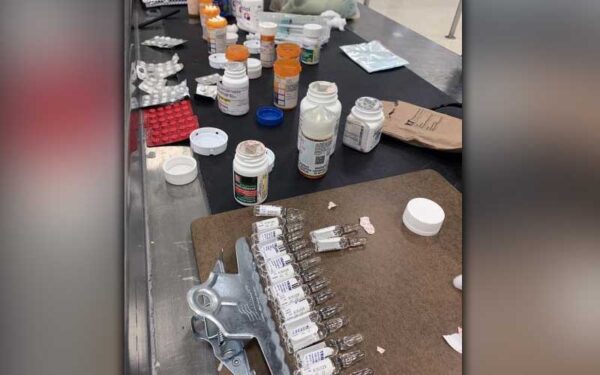 Passenger heading to New Jersey from Mexico caught with vials of liquid opioid