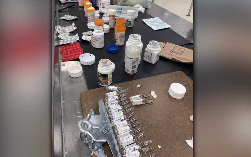 Passenger heading to New Jersey from Mexico caught with vials of liquid opioid
