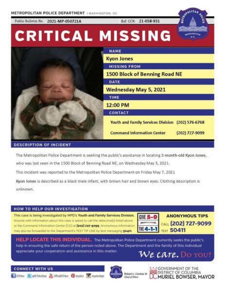 D.C. Mom says she threw her dead baby in the trash after police issued a missing child alert D.C. Mom says she threw her dead baby in the trash after police issued a missing child alert