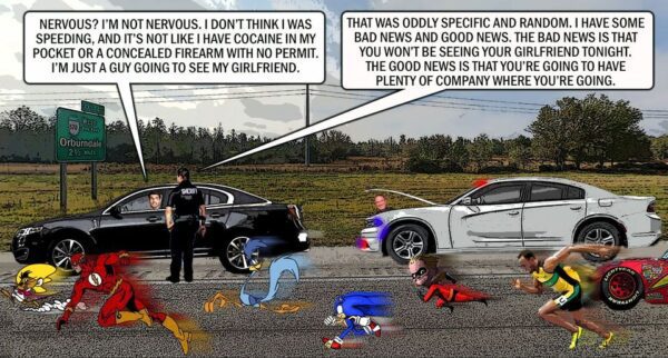 Grady tales: driver in hurry to deliver cocaine to girlfriend's house - photo licensed by shore news network.