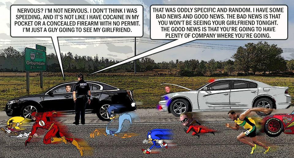 Grady Tales: Driver in hurry to deliver cocaine to girlfriend's house