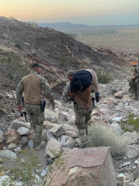 BORSTAR Agents Rescue Lost and Injured Individuals near Ocotillo