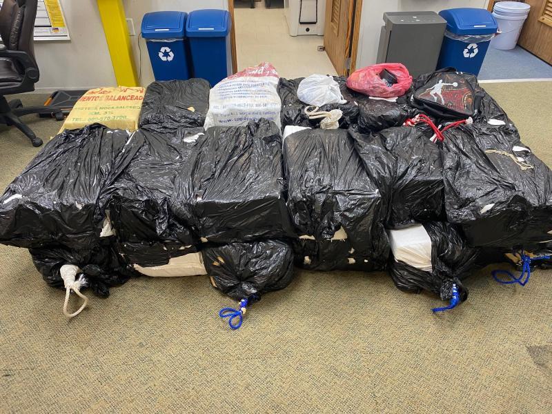 2,000 pounds of cocaine intercepted from the Dominican Republic
