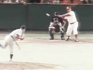 In 1982 75 year old Luke Appling hit a Home Run off Warren Spahn