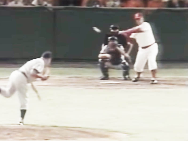 In 1982 75-year-old Luke Appling hit a Home Run off Warren Spahn