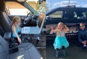 6-year-old lacey girl appointed honorary police officer on birthday by chief
