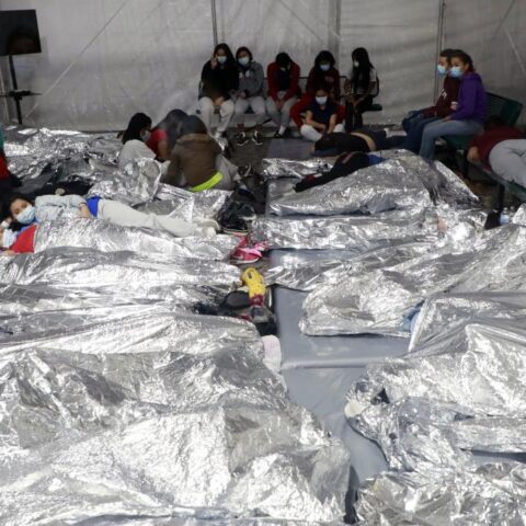 Biden propaganda machine caught red handed in dhs release claiming child detention camps empty... They're not - photo licensed by shore news network.
