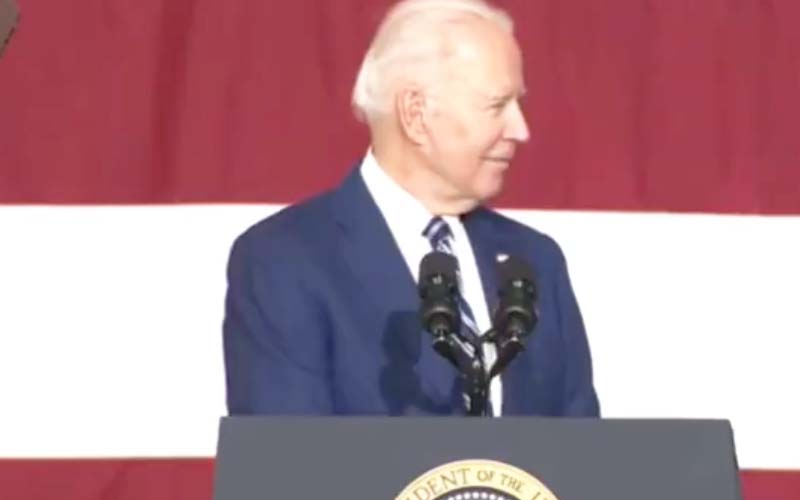 Joe Biden's latest creepy child moment: She looks 19 sitting there with her legs crossed