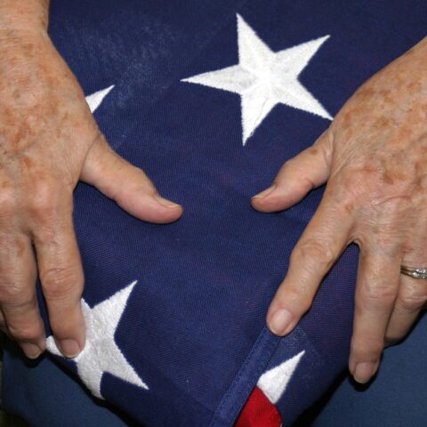 Memorandum: flags at half-staff in honor of deputy joshua moyers - photo licensed by shore news network.