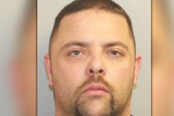 Toms river blue line painter arrested again, this time for making threats against court house - photo licensed by shore news network.