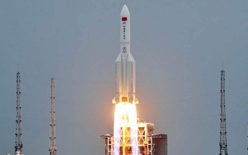 Massive Chinese rocket heading back to earth, where it goes, nobody knows