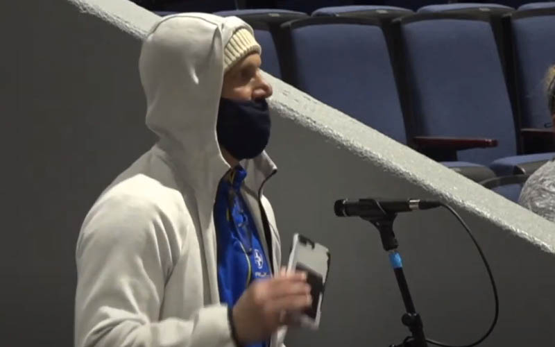 New Jersey man arrested after school board speech about black families