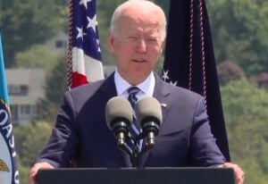 Biden tells coast guard cadets "you're a dull class" at graduation ceremony