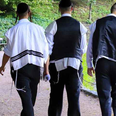 Orthodox jewish men - file photo