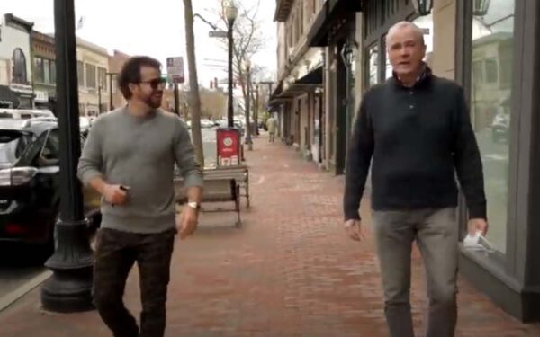 Governor murphy strolls through red bank on 1st look with special guest kevin smith - photo licensed by shore news network.