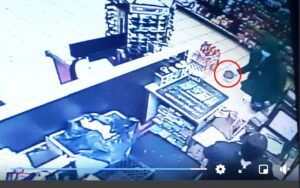 Cashier at turkey hill gas station assaulted with large rock by robber