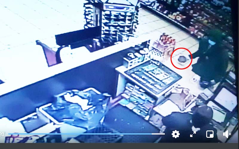Cashier at Turkey Hill gas station assaulted with large rock by robber