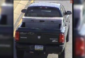 Police searching for stolen pickup truck left at accident scene