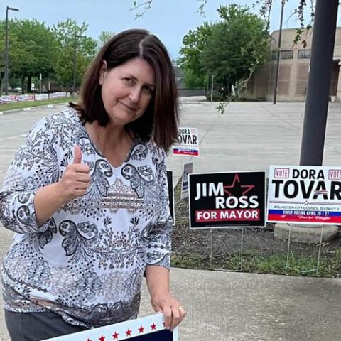 Trump endorsed candidate, republicans declare victory in texas congressional election - photo licensed by shore news network.