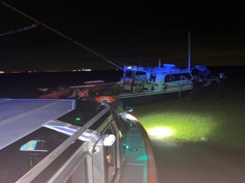 Coast Guard rescues distressed boater who ran his ship aground in Absecon