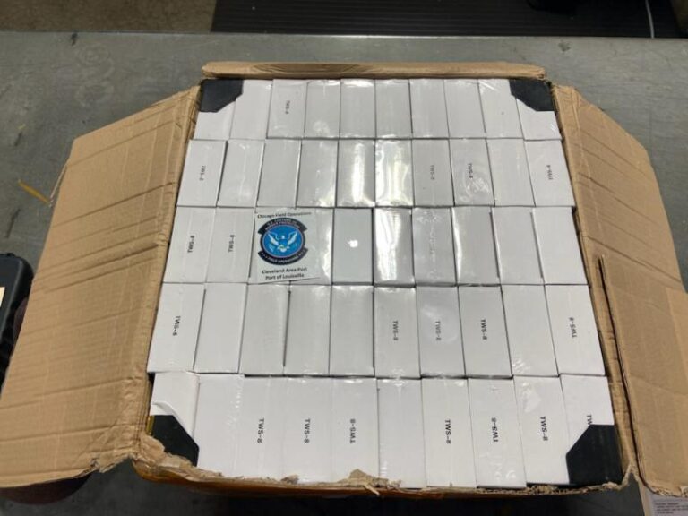 $331,000 worth of fake airpods seized by cbp officers in louisville - photo licensed by shore news network.