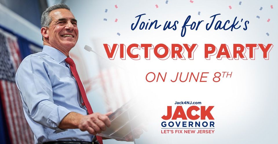 Jack Ciattarelli declares victory in next week's primary election with victory party
