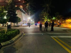 Two shot overnight in miami beach