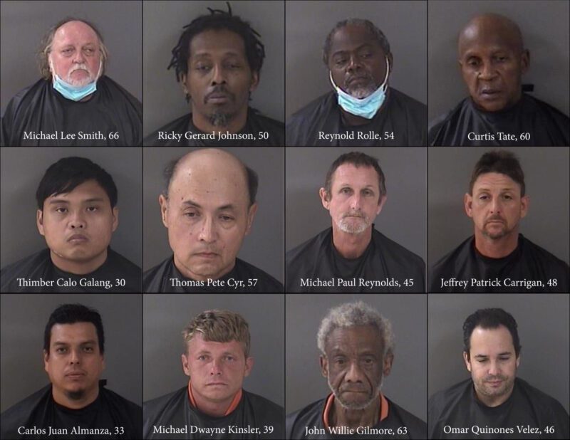 Dozen sex offenders rounded up in Indian River County