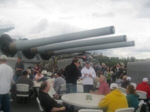 Nj beer festival at the u. S. S. New jersey battleship celebrates jersey beer