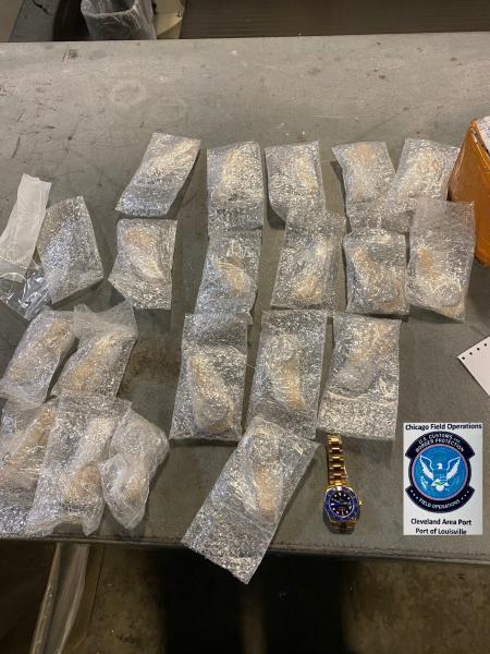 CBP Officers in Louisville Seize a Shipment Worth $491K