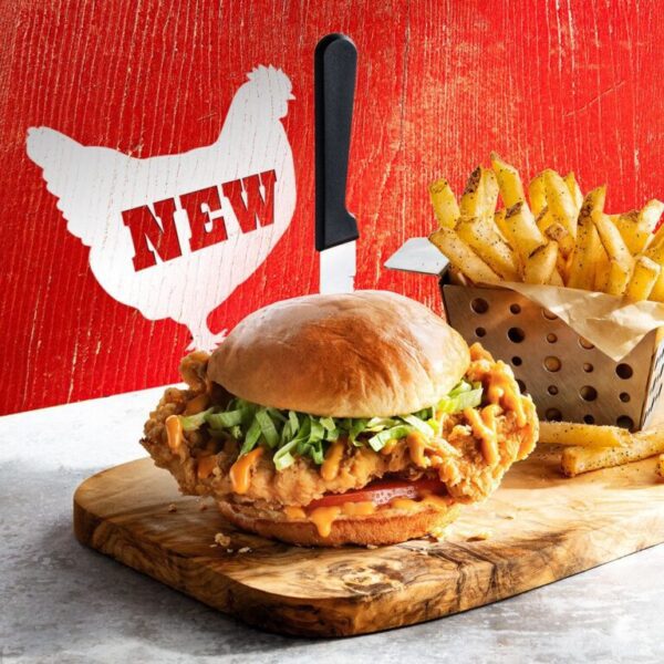 With success of chick-fil-a, chili's enters the chicken sandwich game - photo licensed by shore news network.