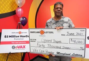 Anne arundel veteran wins $40,000 vax cash lottery
