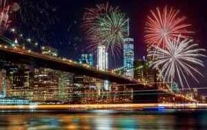 New york to celebrate with light shows, fireworks to mark 70% vaccination rate, here's where