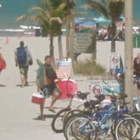Indiana man drowned, woman saved during cocoa beach water rescue - photo licensed by shore news network.