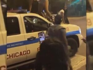 Women are now twerking on police cars in Chicago and cops cant do anything about it